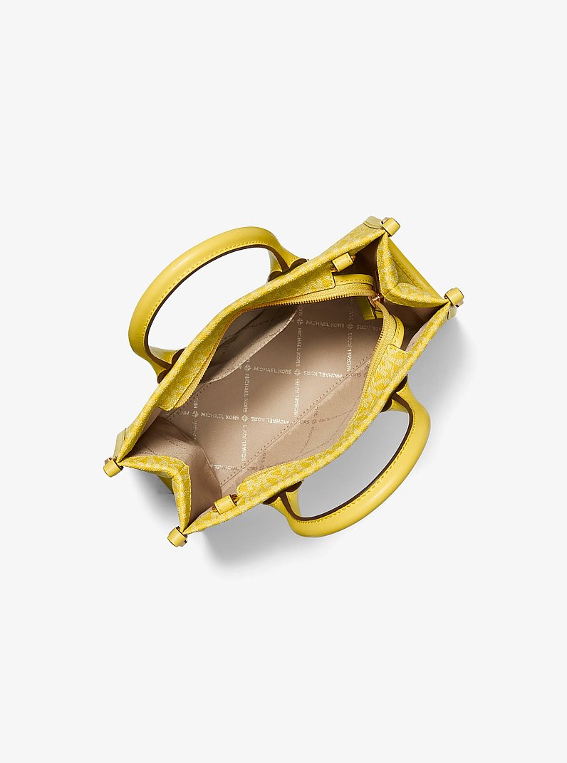 Mirella Small Signature Logo Crossbody Bag in GOLDEN YELLOW | Michael Kors