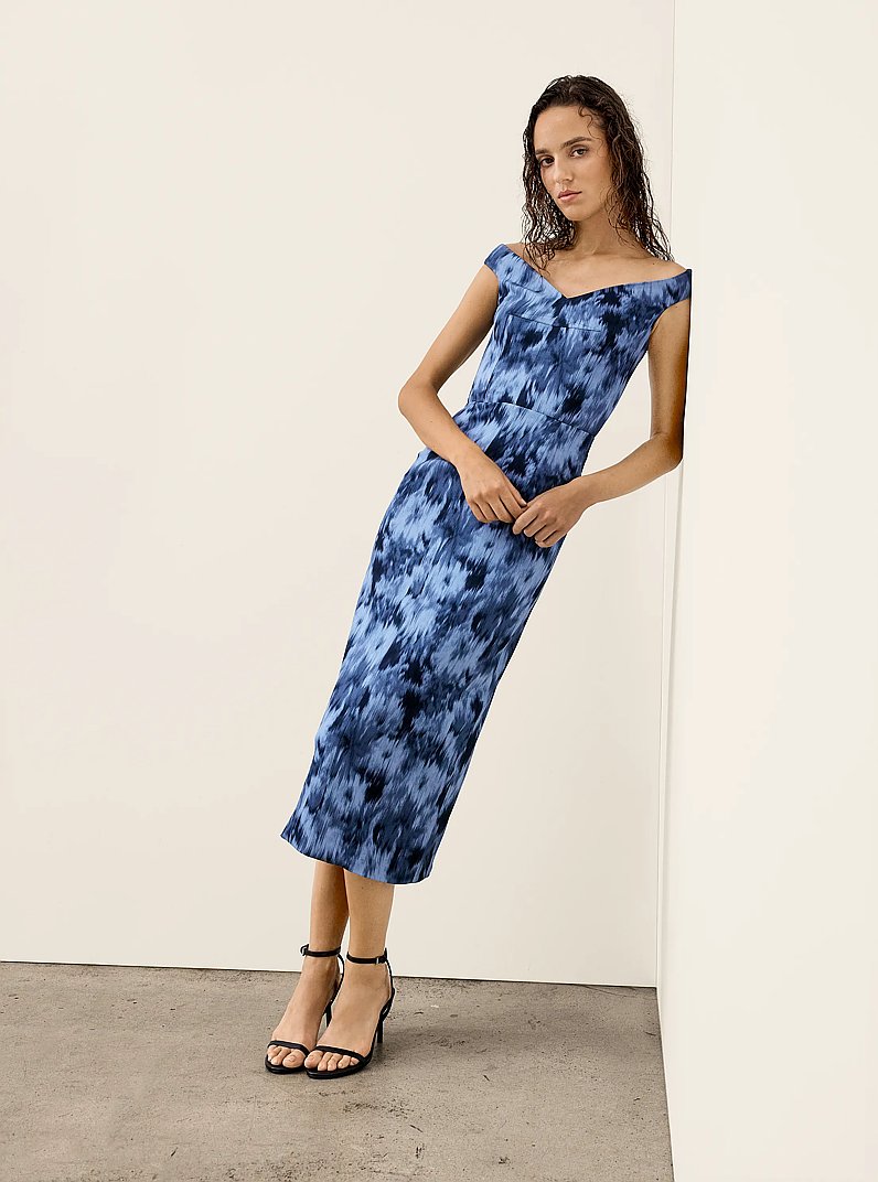 Gwyneth Leather Sandal in MIDNIGHT | Michael Kors