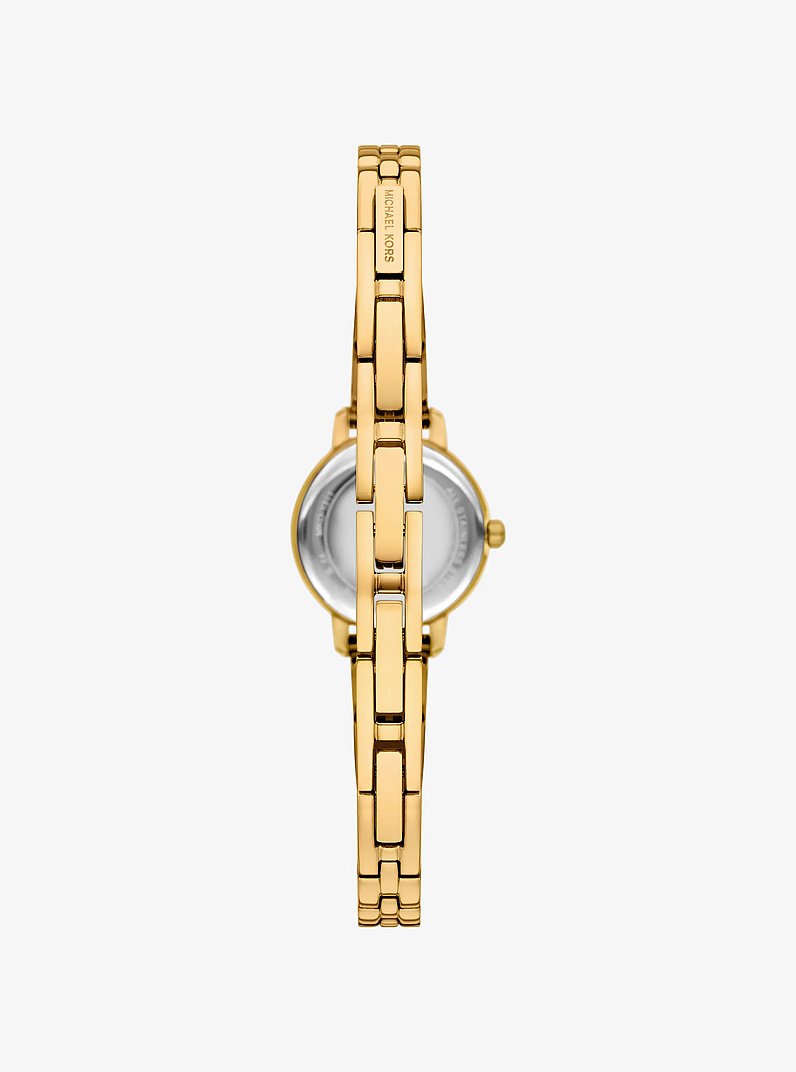 Reloj Melissa micro en tono dorado con pav&eacute; in DORADO | Michael Kors
