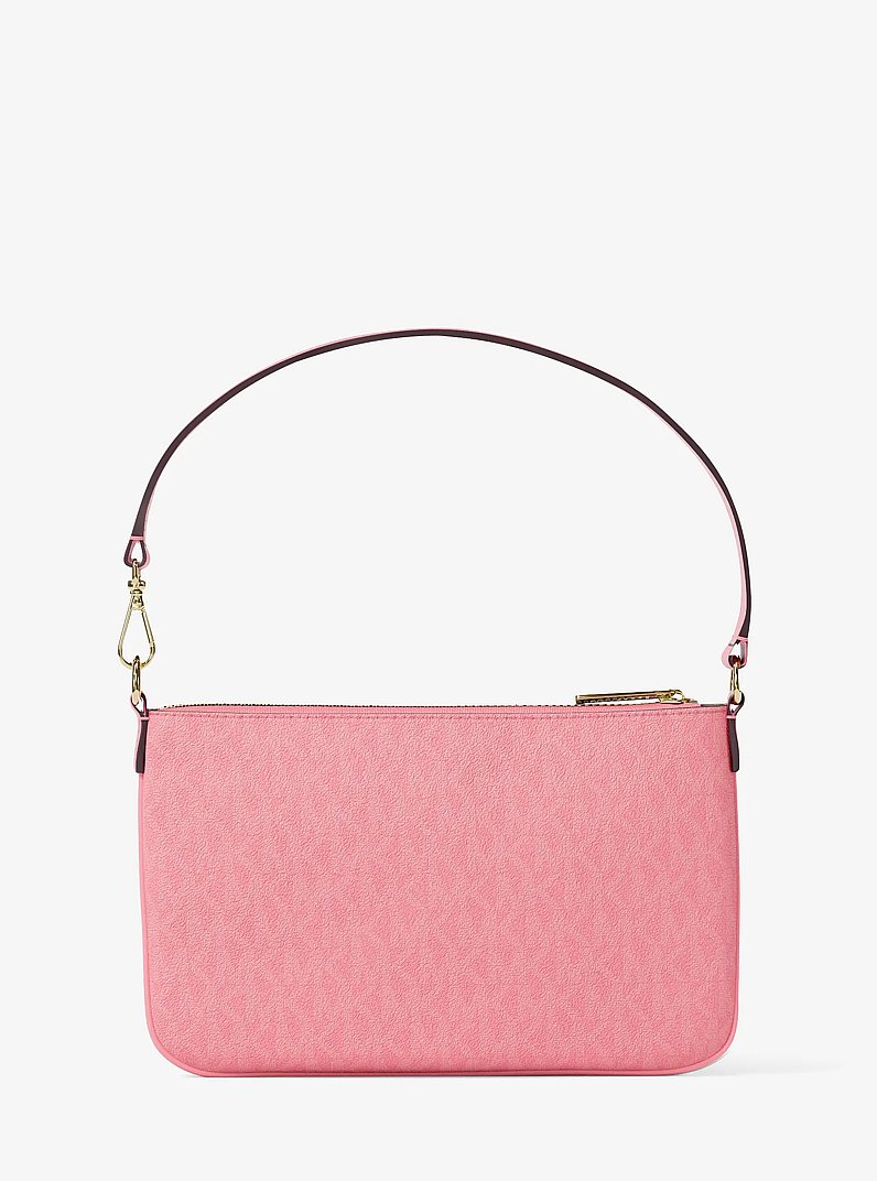 Bolso de pulsera Jet Set peque&ntilde;o convertible con logotipo exclusivo in CLAVEL | Michael Kors