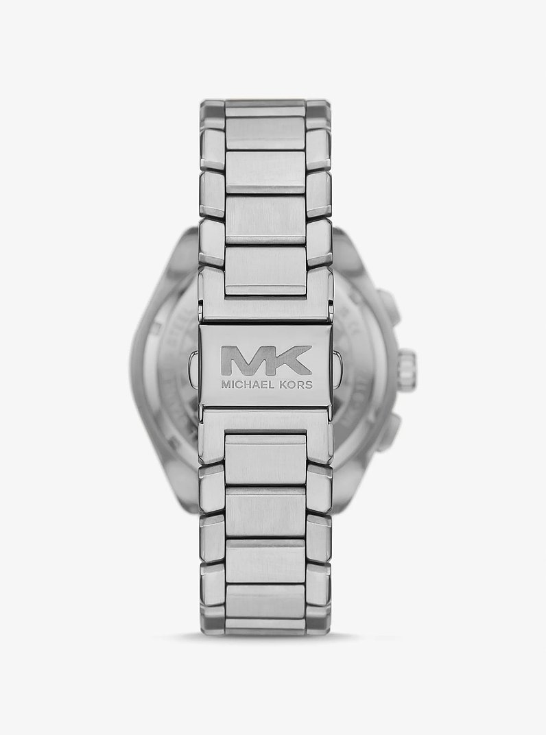 Oversized Accelerator 2.0 Silver-Tone Watch in SILVER | Michael Kors