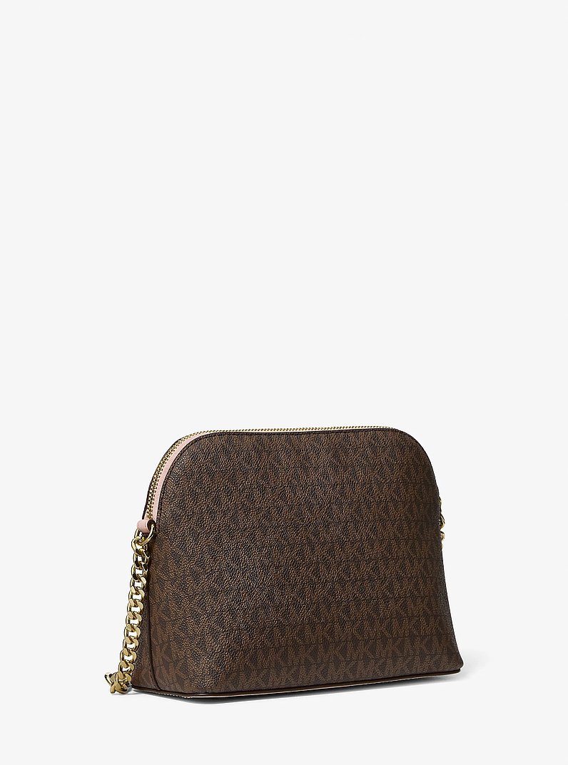 Jet Set Travel Medium Logo Dome Crossbody Bag