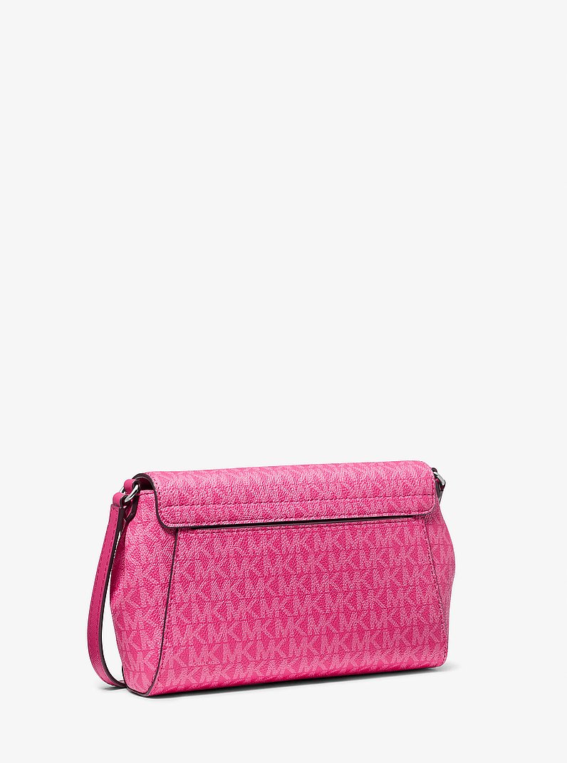 Jet Set Signature Logo Convertible Crossbody Bag in DRAGONFRUIT | Michael Kors