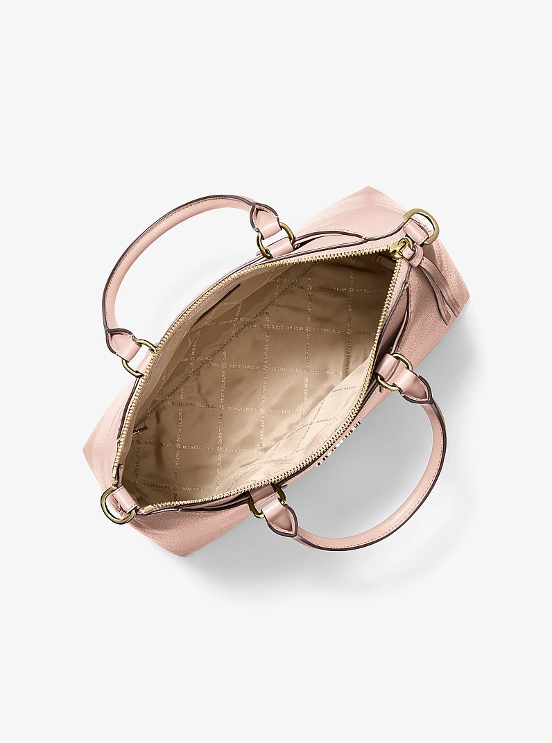 Austen Medium Leather Satchel in SOFT PINK | Michael Kors