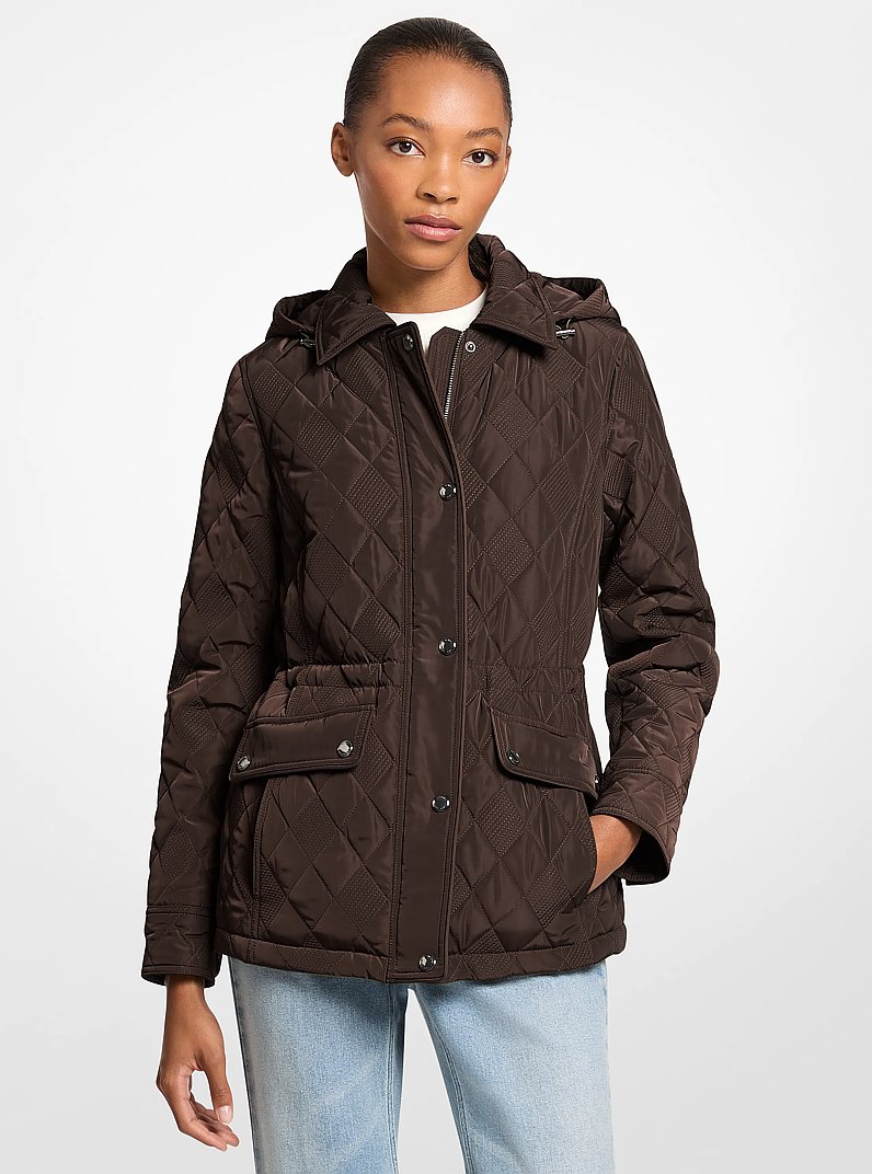 Quilted Jacket in CHOCOLATE | Michael Kors