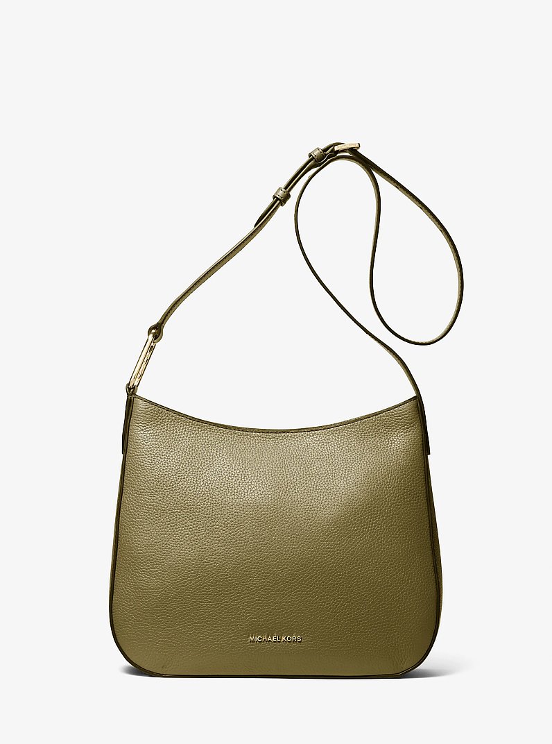 Kensington Large Pebbled Leather Crossbody Bag