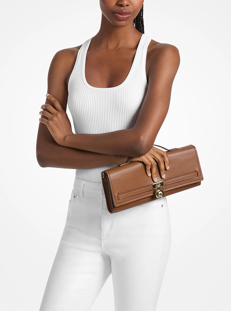 Hamilton Moderne Medium Leather Convertible Clutch