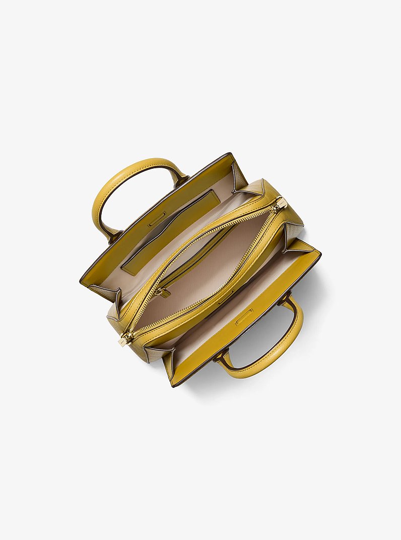 Laila Small Signature Logo Satchel