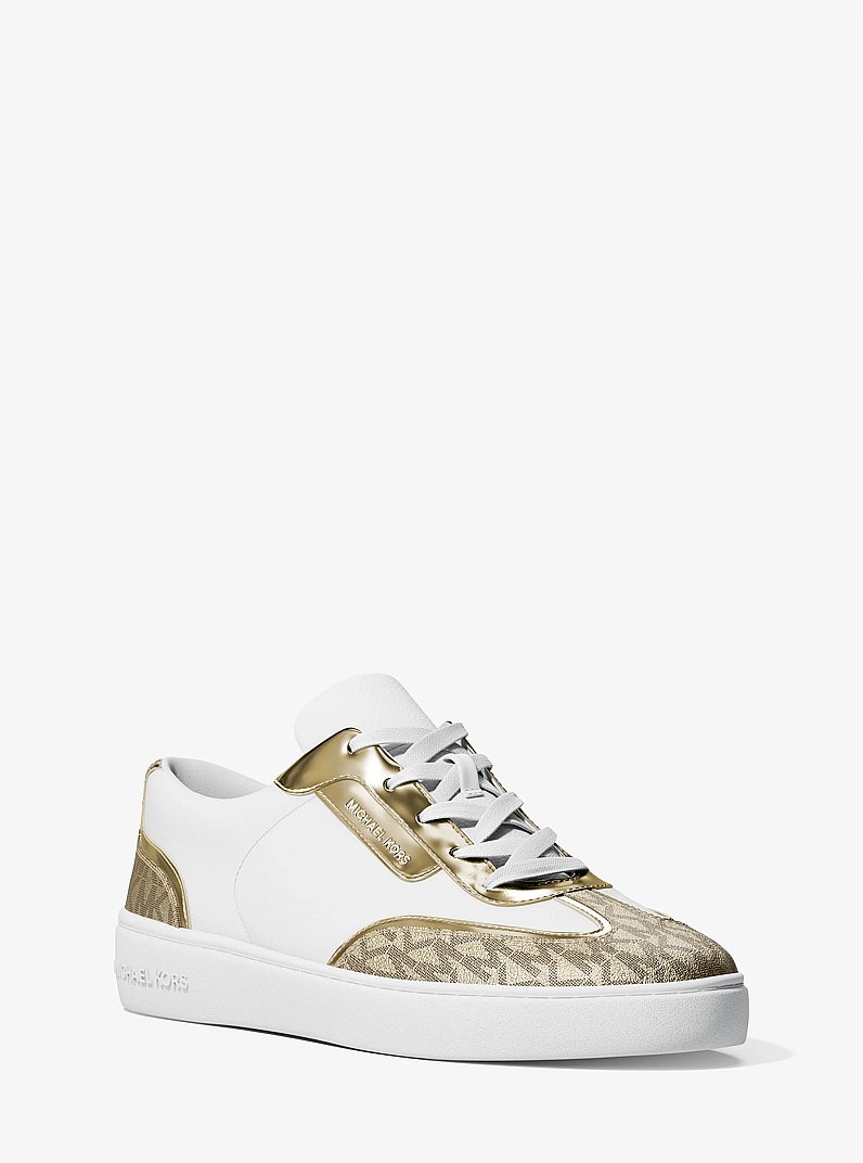 Basket Starr en m&eacute;lange de mati&egrave;res in DOR&Eacute; P&Acirc;LE | Michael Kors