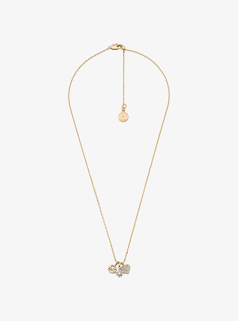 Collar con colgante con incrustaciones in DORADO | Michael Kors
