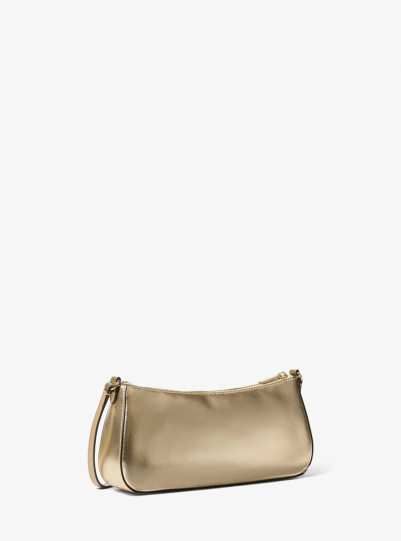 Sammy Small Embellished Pochette in PALE GOLD | Michael Kors