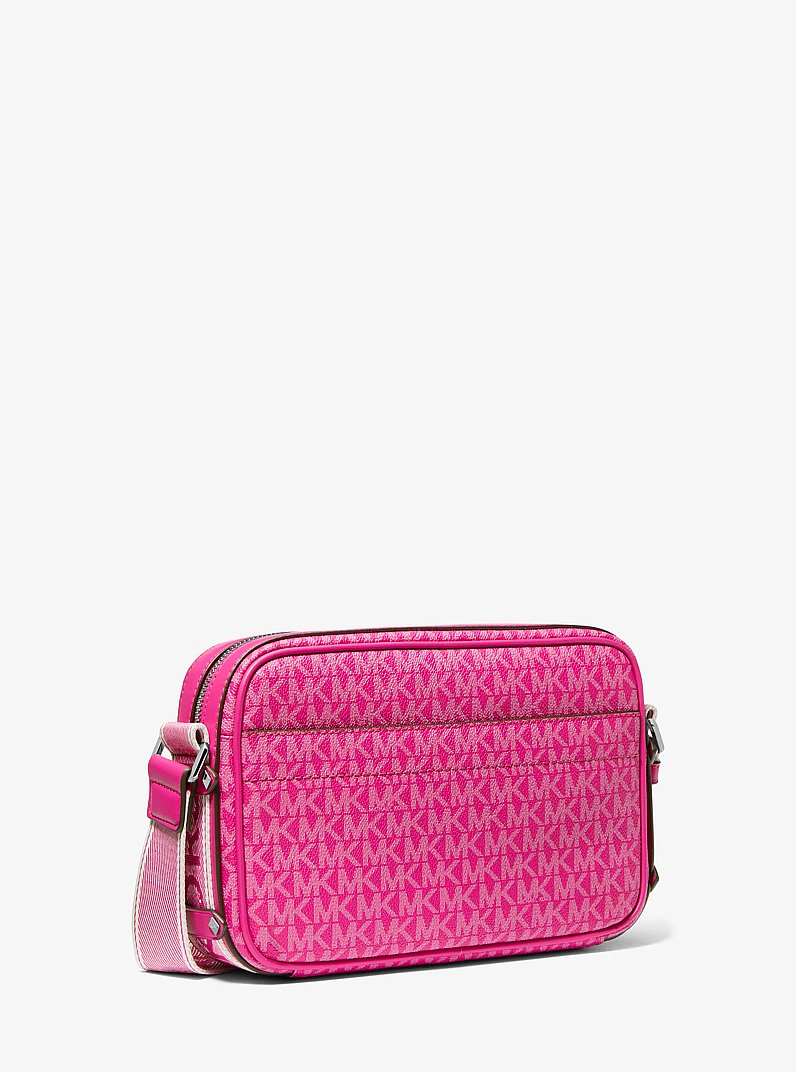 Maeve Large Signature Logo Crossbody Bag in WILD BERRY - Sale
