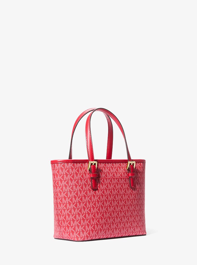 MICHAEL KORS バッグ Jet Set Travel Extra-Small Logo Top-Zip Tote Bag in BRIGHT RED