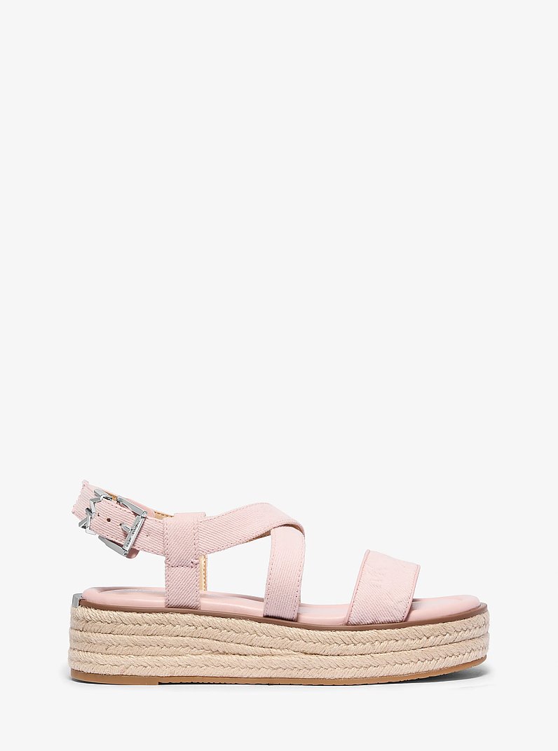 Lynn Denim Espadrille Sandal in ROSEWATER | Michael Kors