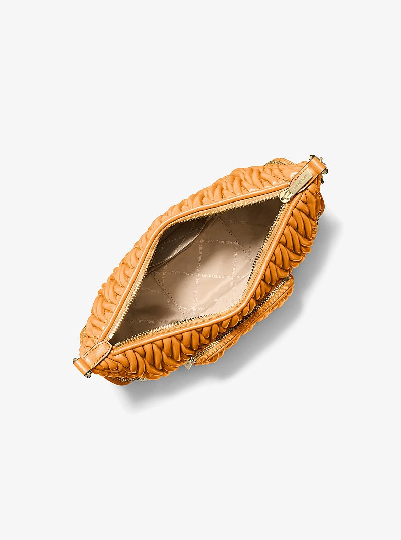 Sac &agrave; bandouli&egrave;re convertible Merritt matelass&eacute; in ORANGE ECLATANT | Michael Kors