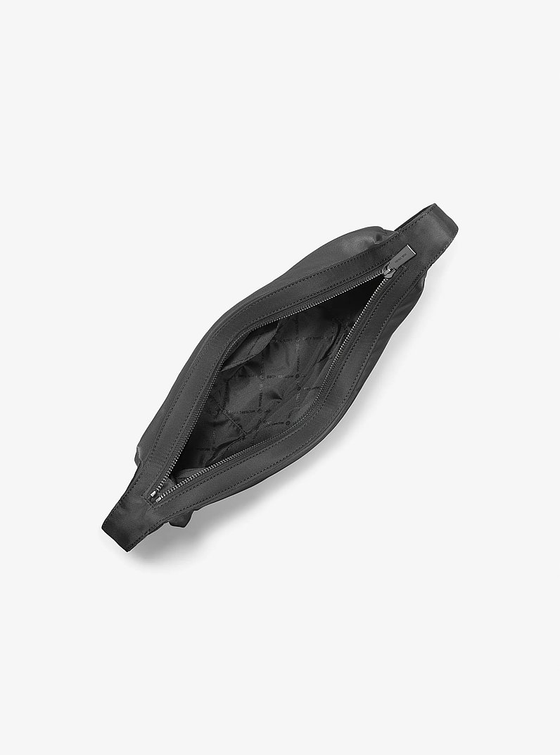 Avra Medium Nylon Crossbody Bag in BLACK | Michael Kors