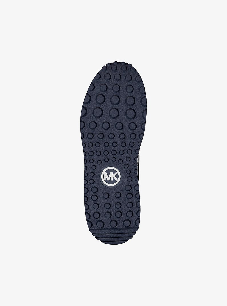 Dax Ombr&eacute; Signature Logo Trainer in NAVY | Michael Kors