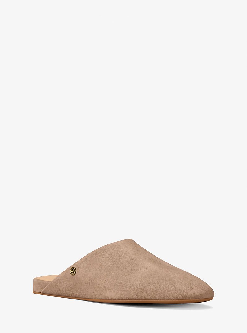 Cady Suede Mule in KHAKI | Michael Kors