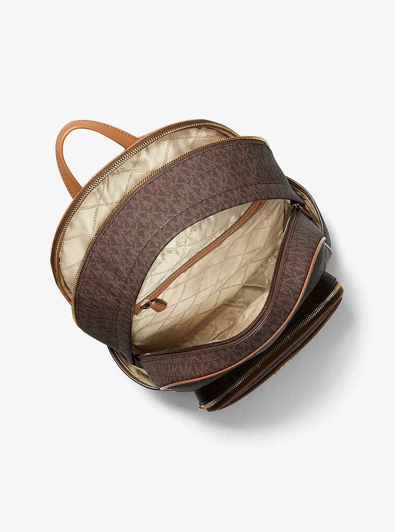 Bex Large Logo  Backpack in BRN/ACORN | Michael Kors