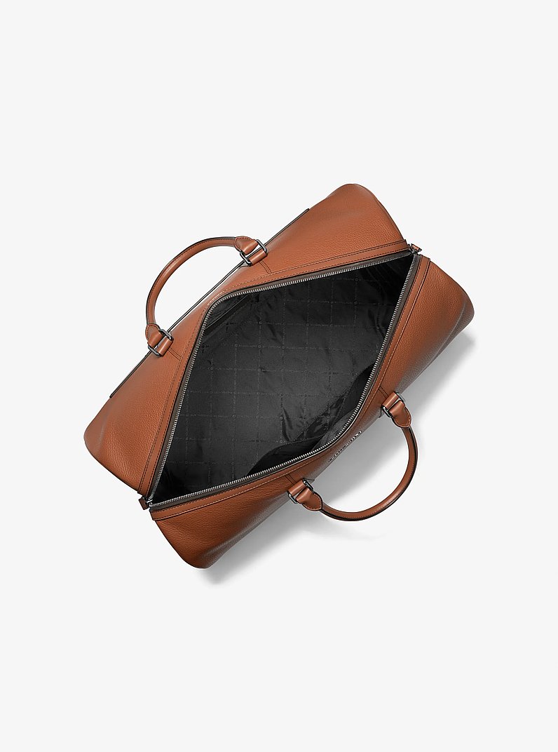 Sac de voyage Cooper en cuir grain&eacute; in LUGGAGE | Michael Kors