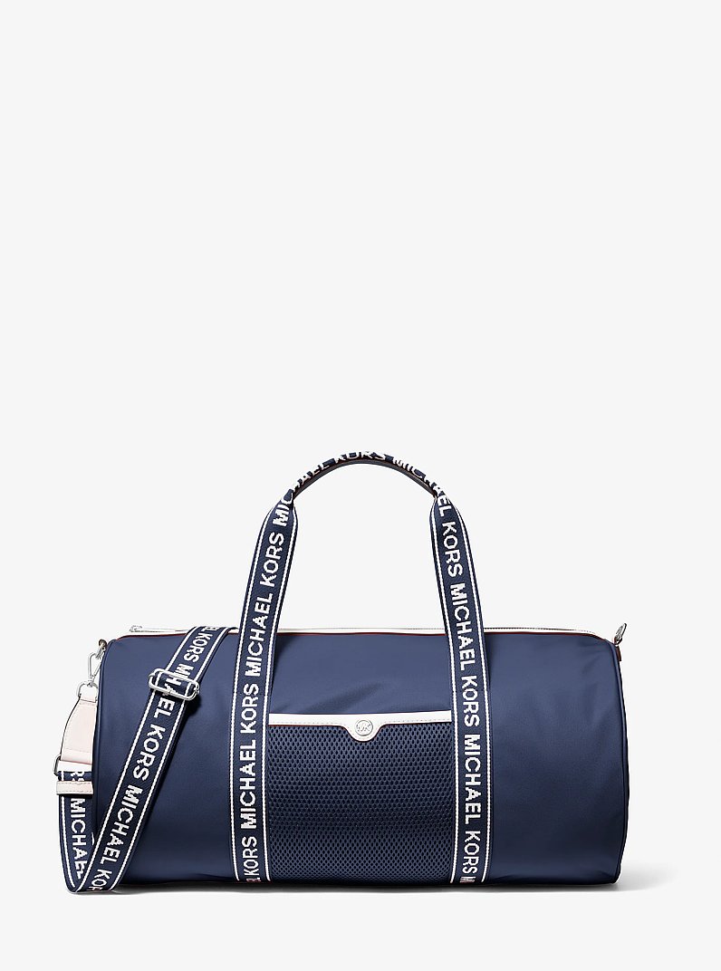 Grand sac de voyage Jet Set en nylon in BLEU MARINE | Michael Kors