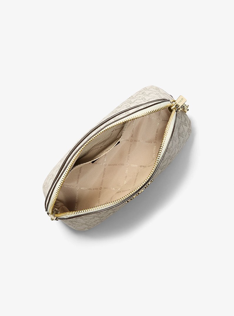 Umh&auml;ngetasche Cindy mit Signature-Logomuster in HL CREMEW MULTI | Michael Kors