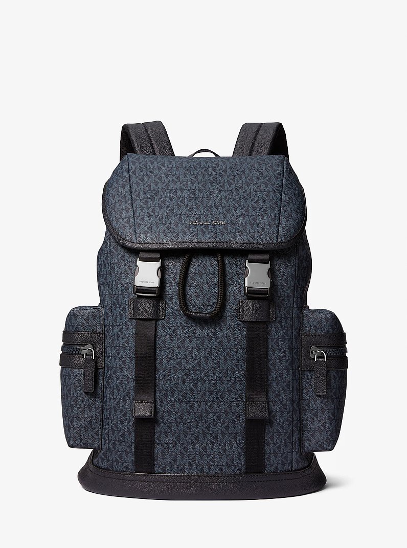 Mochila Cooper con logotipo in AZUL OSCURO/AZUL P&Aacute;LIDO | Michael Kors