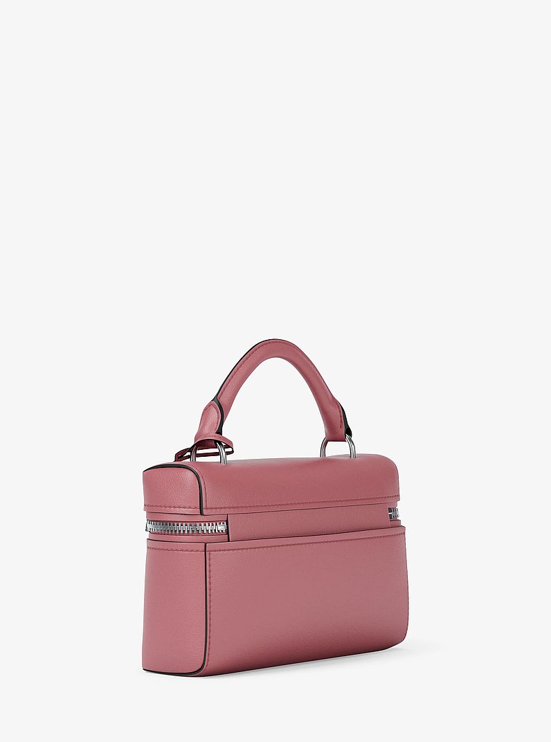 Tr&egrave;s petit sac &agrave; bandouli&egrave;re Jana en cuir in BOIS DE ROSE | Michael Kors
