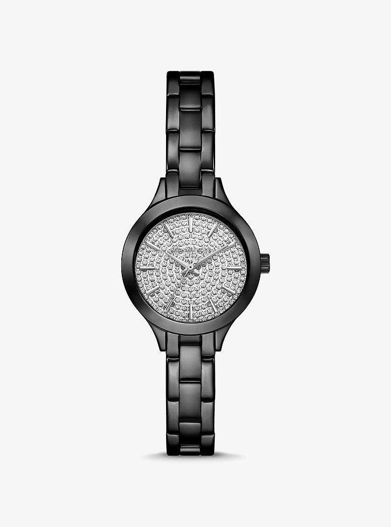 Reloj Aspyn petite en tono negro con incrustaciones in NEGRO | Michael Kors