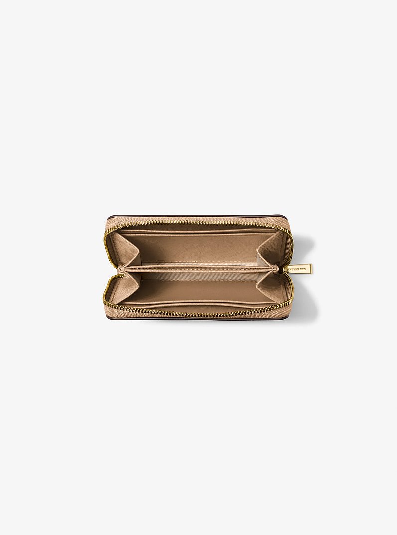 Jet Set Small Leather Wallet in HUSK | Michael Kors