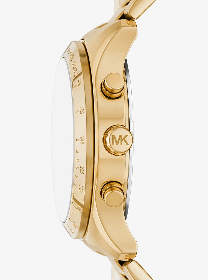 Oversized Berkley Gold-Tone Watch in GOLD | Michael Kors