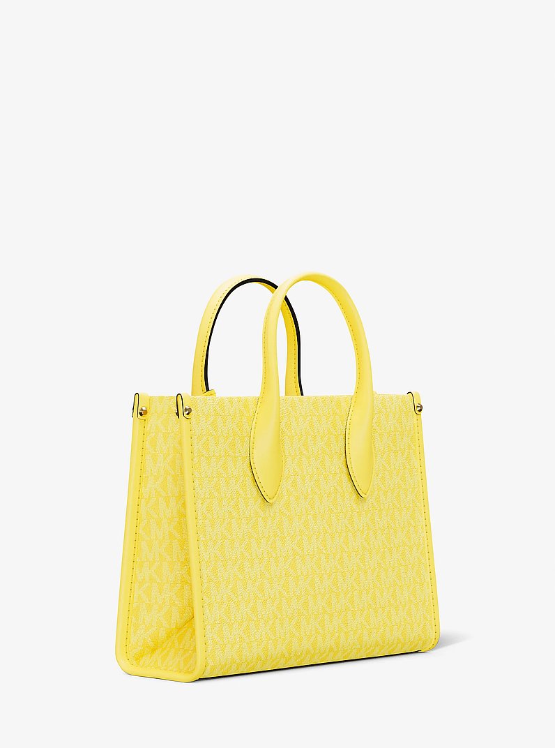 Mirella Small Signature Logo Crossbody Bag in DAISY YELLOW - Sale
