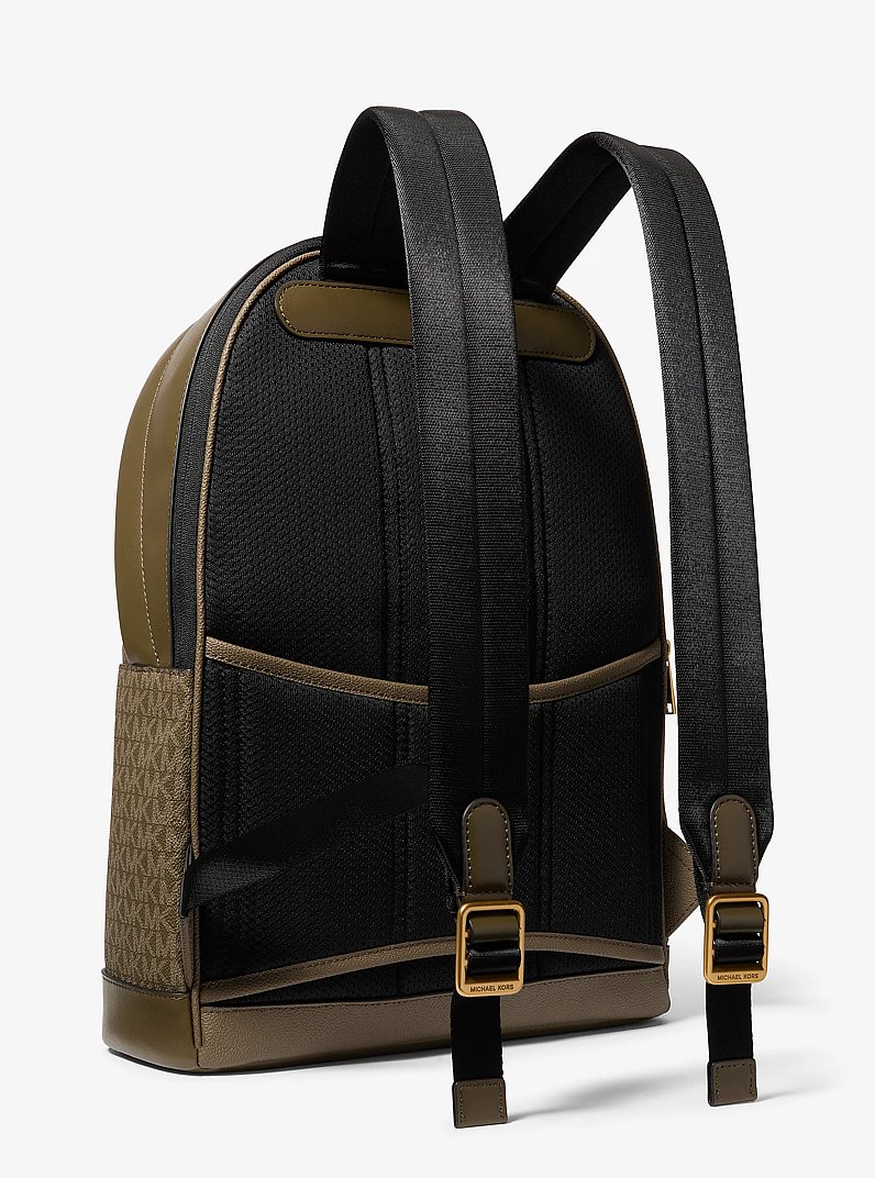 Jet Set Signature Logo Backpack in LODEN | Michael Kors