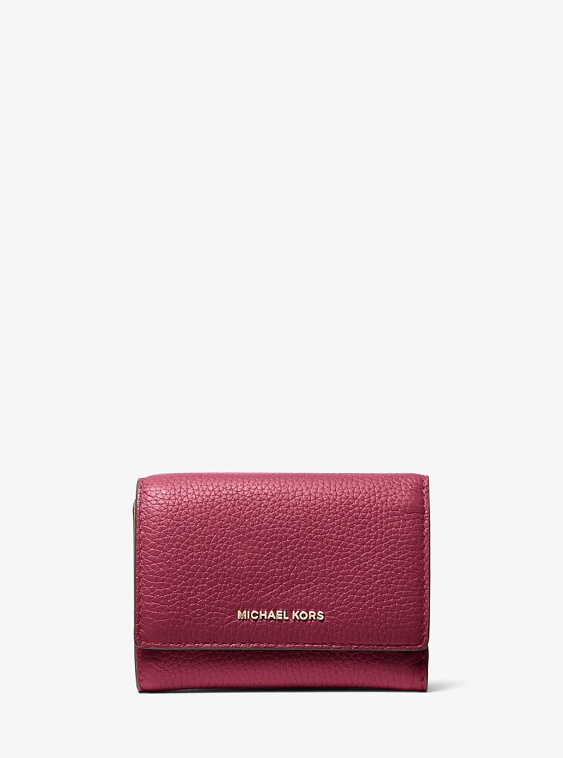 Bryant Medium Pebbled Leather Wallet in MULBERRY | Michael Kors