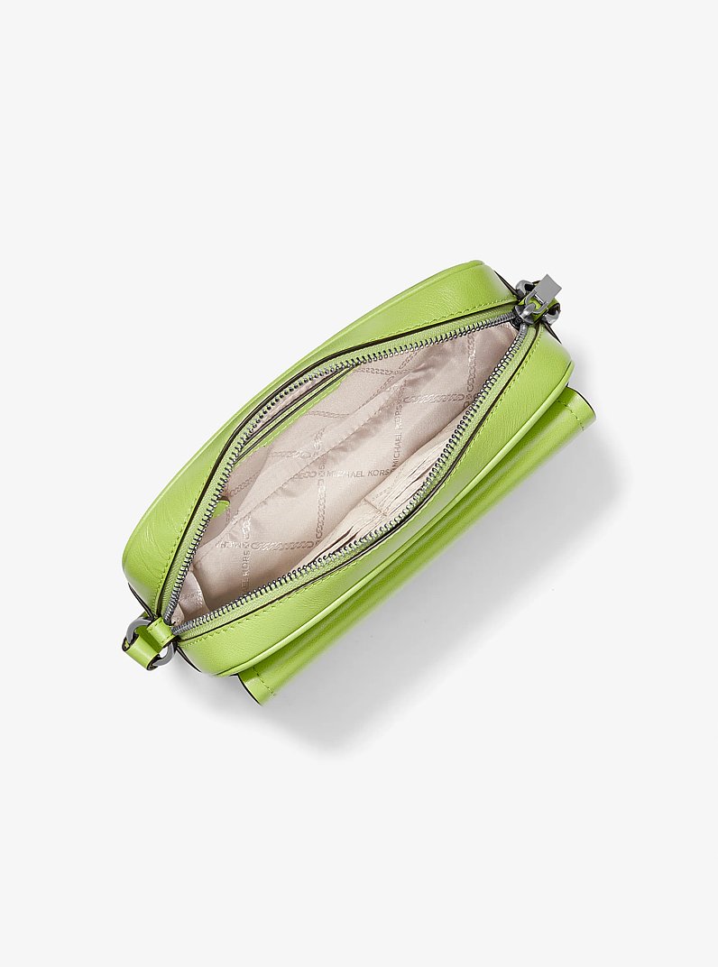 Parker Medium Leather Crossbody Bag in BRT LIMEADE | Michael Kors