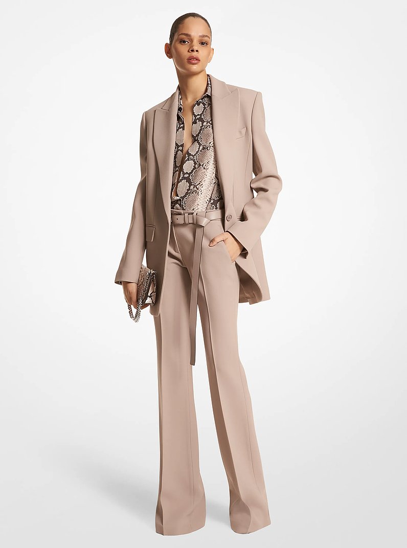 Darcy Double Crepe Sabl&eacute; Blazer