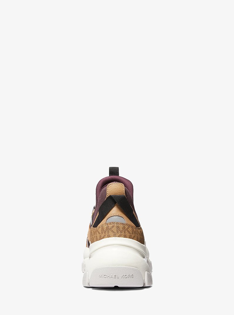 Sahara Mixed-Media Trainer in SHIRAZ MULTI | Michael Kors