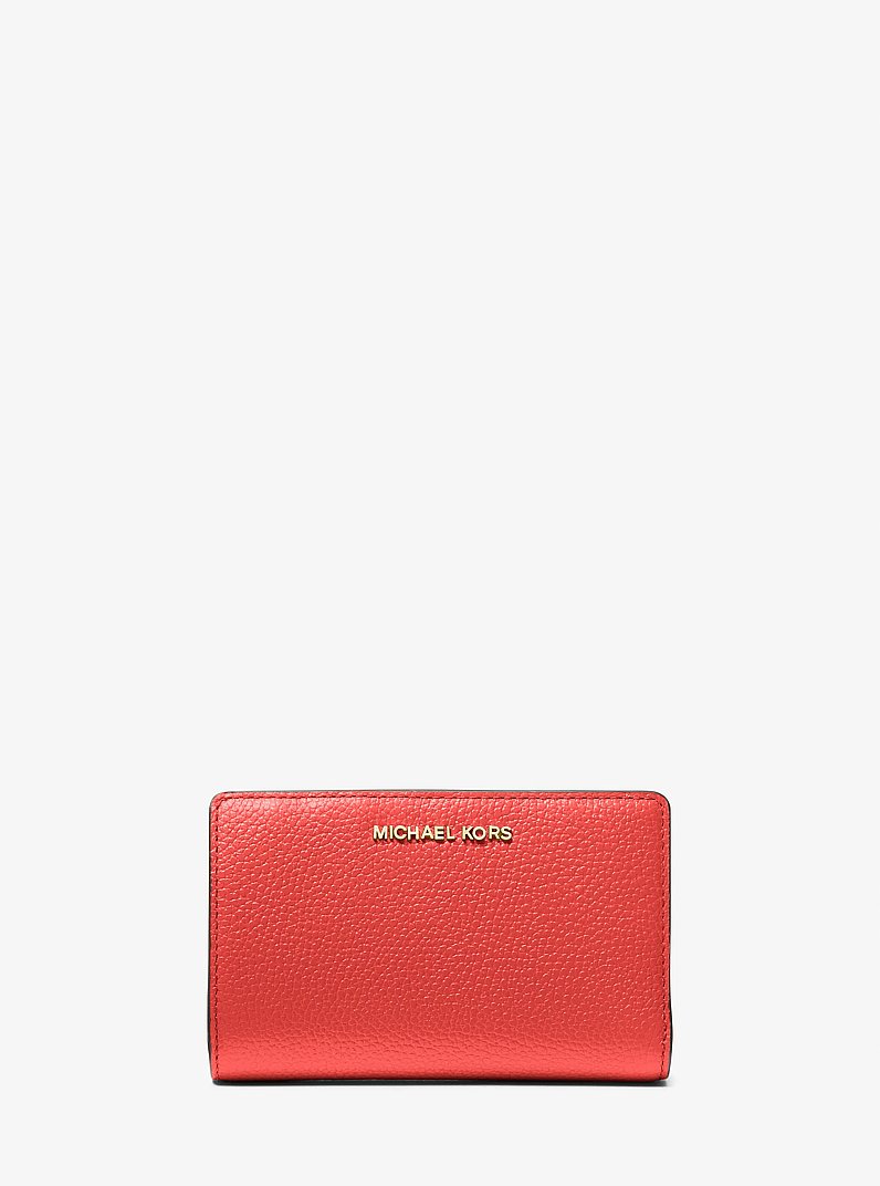 Cartera mediana de piel granulada in SIENA QUEMADO | Michael Kors