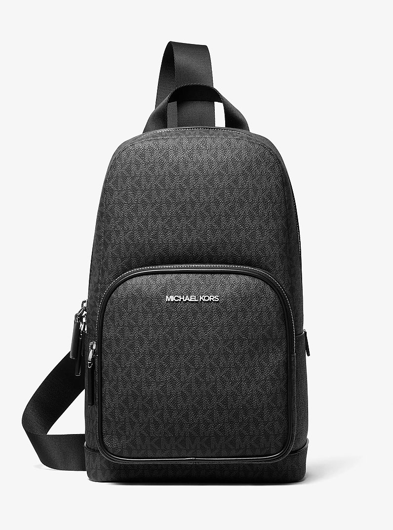 Cooper Logo Sling Pack in BLACK | Michael Kors