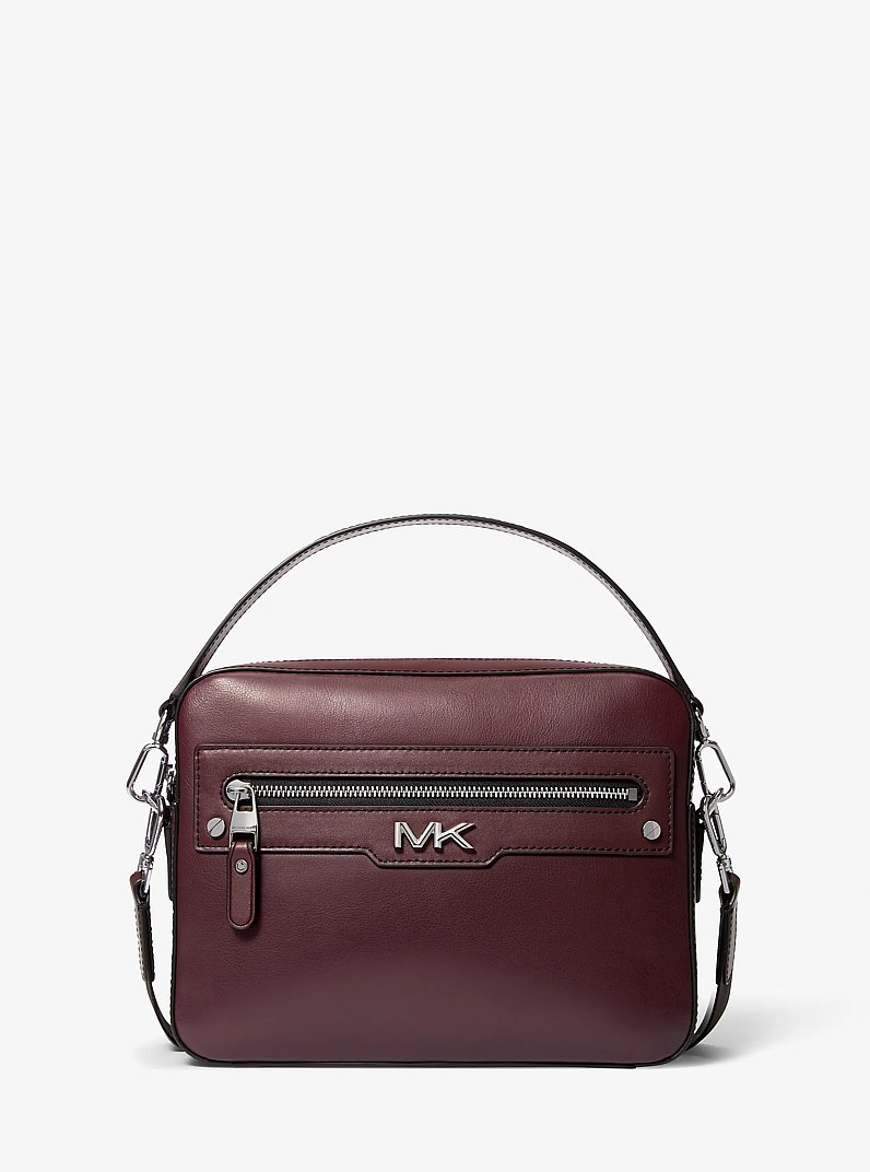 Varick Leather Camera Bag in SHIRAZ | Michael Kors