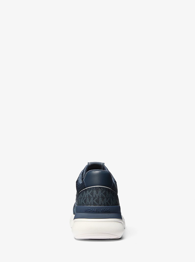 Trevor Mixed-Media Trainer in ADMIRAL | Michael Kors