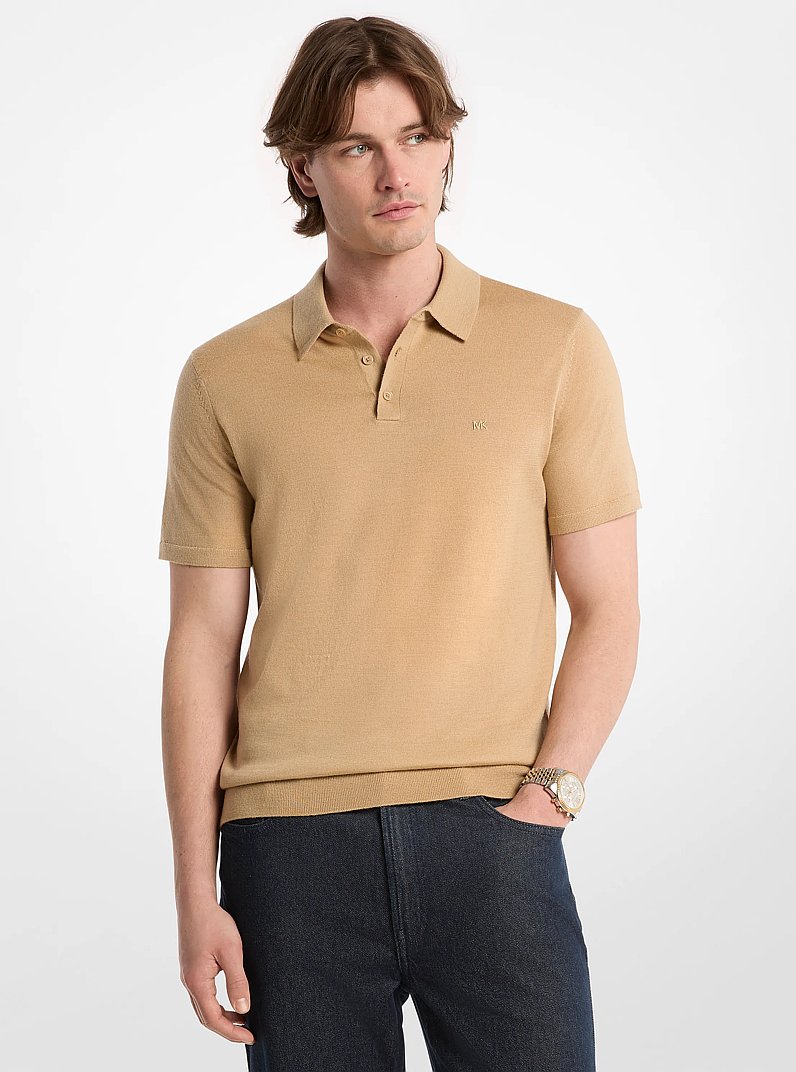 Polo in lana merino in CACHI | Michael Kors