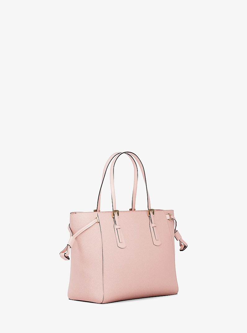 Voyager Extra-Small Saffiano Leather Convertible Crossbody Bag in POWDER BLUSH | Michael Kors