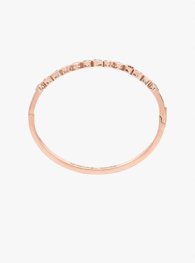 Pav&eacute; Heart Bangle in ROSE GOLD | Michael Kors