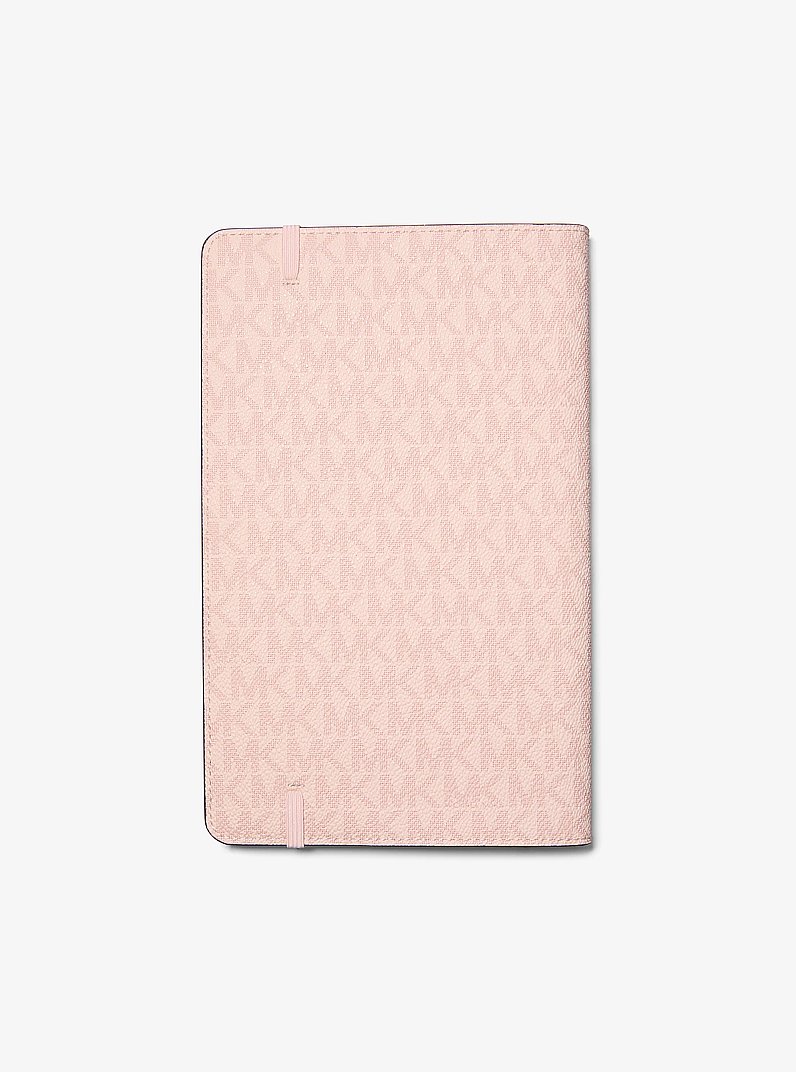 Medium Signature Logo Notebook in POWDER BLUSH | Michael Kors