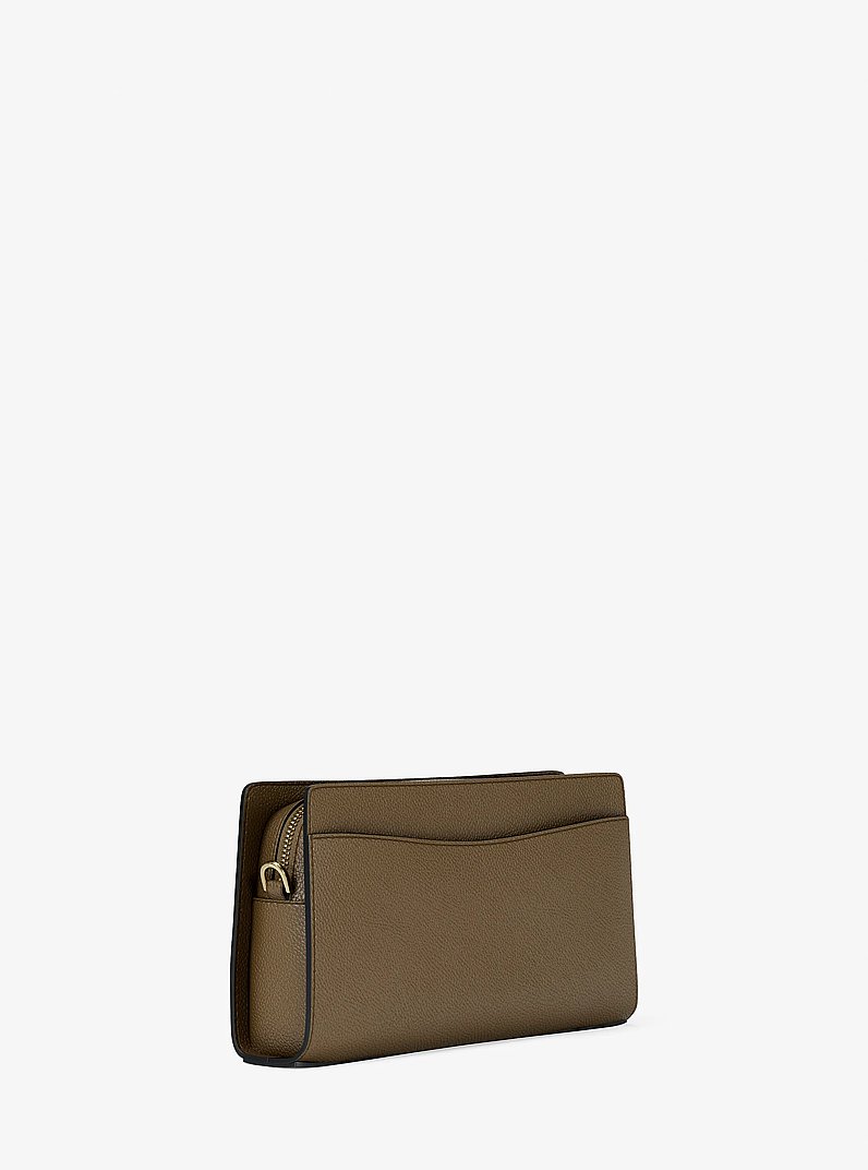 Hamilton Moderne Extra-Small Leather Convertible Crossbody Bag in LODEN | Michael Kors