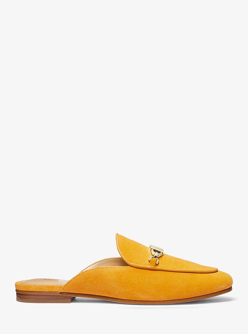 Tiffanie Suede Mule in GOLDEN ROD | Michael Kors