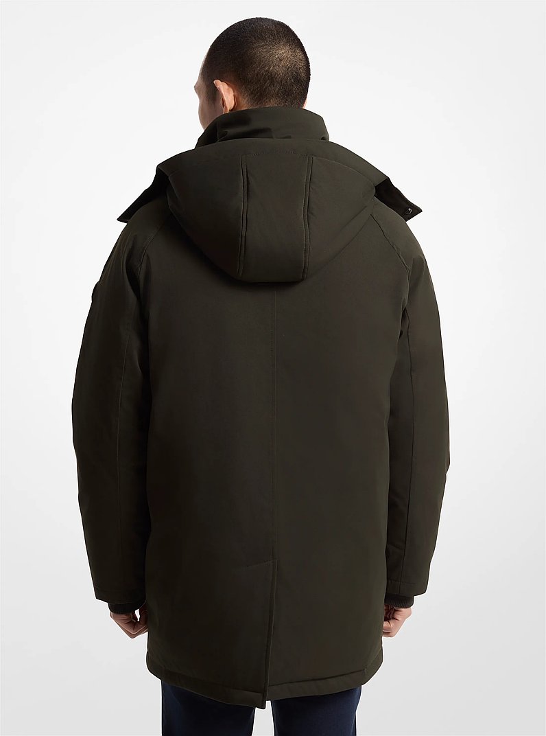 Melrose 2-in-1 Woven Parka in DARK OLIVE | Michael Kors