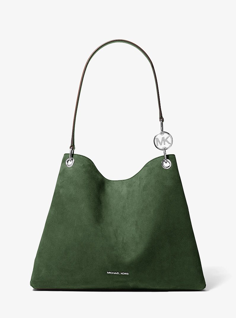 Christina Large Shoulder Bag in AMAZON GREEN | Michael Kors