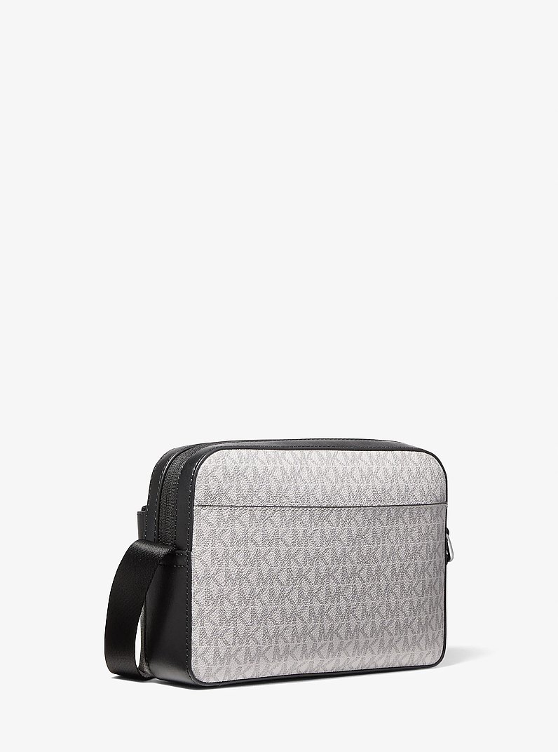 Jet Set Logo Crossbody Bag in NICKEL | Michael Kors